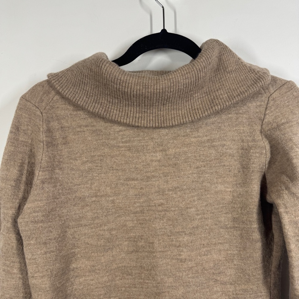 Kuhl Tan Wool Zip Sweater Merino Wool Jacket Cozy Outdoor Fall Size Small - Picture 7 of 13